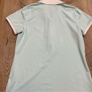 Women's Short Sleeve Polo Shirt - Mint Green